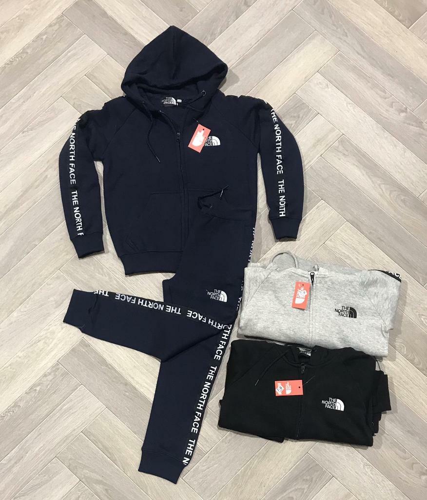 children's north face tracksuits